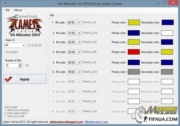 JulianCames Kit Allocator