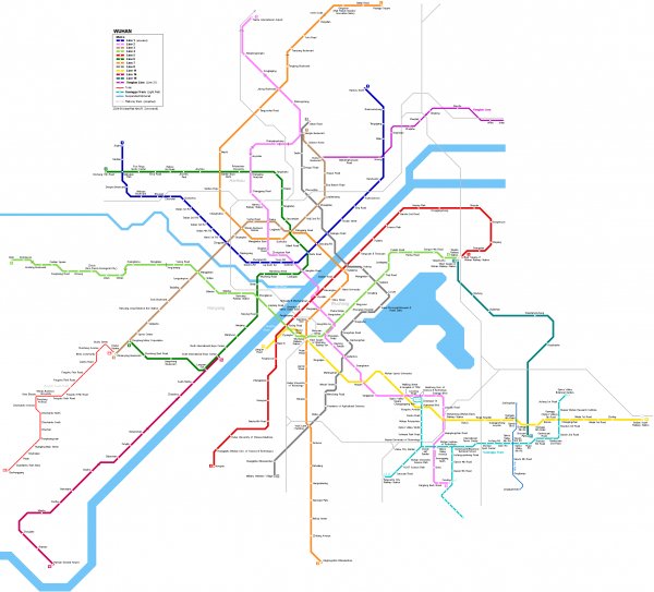 Wuhan-metro-map