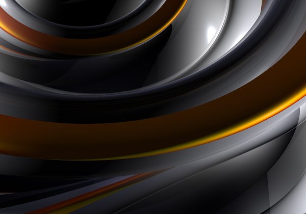 Black-orange-smooth-wavy-modern