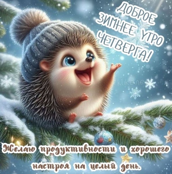 Доброе зимнее утро четверга!..