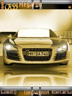 Audi gold r8 анимация