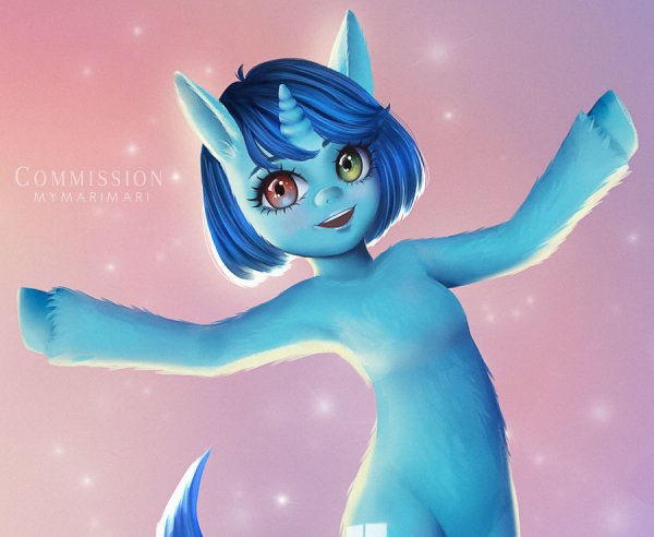 Пони единорожка -fullview