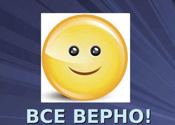 Всё верно!
