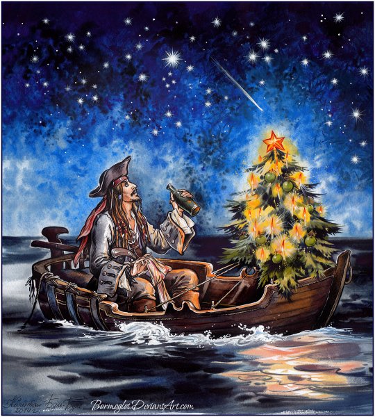 новый год Джек Воробей