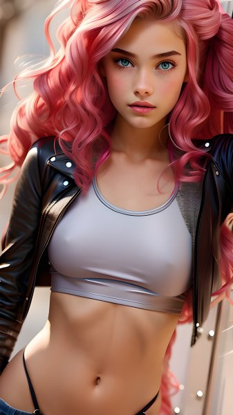 Girl-in-jaket-photo-realism-010125