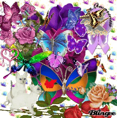 Цветы,бабочки