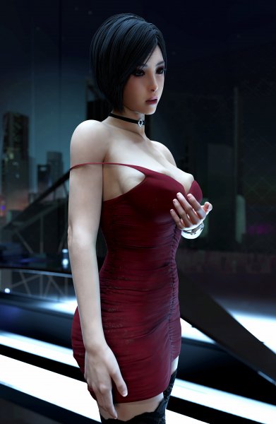 Red Agent Night - Ada Wong Resident Evil