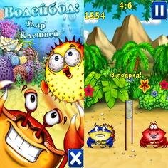 Beach Ball Crab Mayhem 240x400 RUS BT