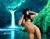 Girl At Waterfall