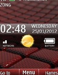 Sqare live indicat clock Alla1411