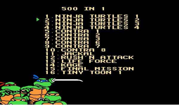 Super Games 500 in 1 [p] [!] by Guyver