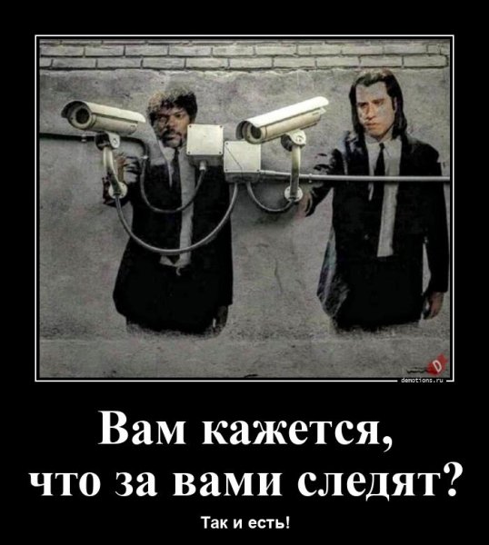 Вам кажется что за вами следят