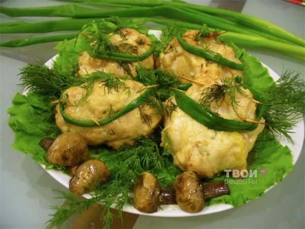 МЯСНЫЕ МЕШОЧКИ С ГРИБАМИ