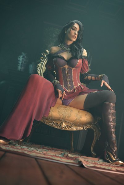 Dragons Dogma 2+Wilhelmina+Chair+(8K)+[NO+WM](1)