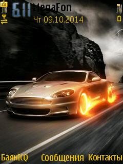 Speed car fire turbo