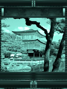 Tempel blue Green