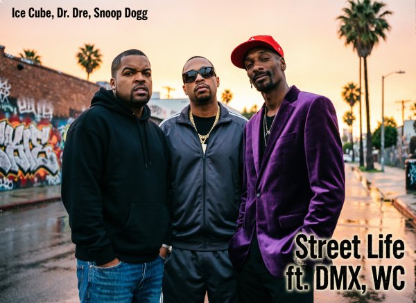 Ice Cube, Dr.Dre, Snoop Dogg - Street Life ft. DMX, WC