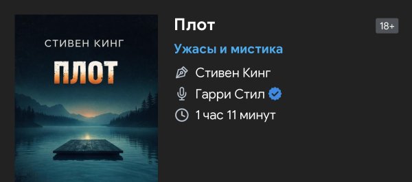 Ужас мистика - Плот. Стивен Кинг