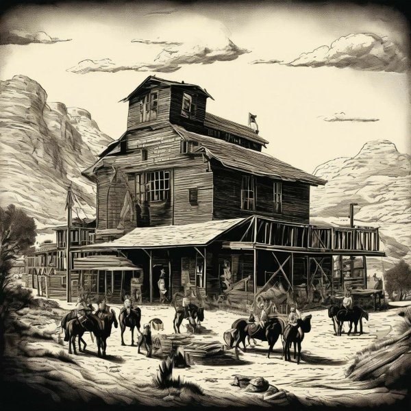 Old Wagon - Hunger on the Desert Plain