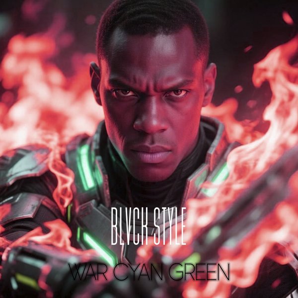 BLVCK STYLE - War Cyan Green