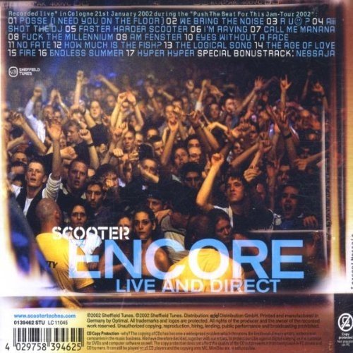 Scooter - Encore (Live And Direct 2002 CD2)