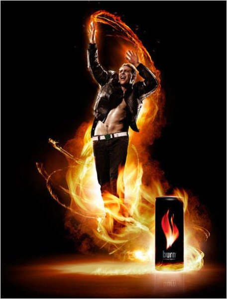 Из рекламы Burn - Burn