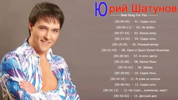 Юрий Шатунов - Лучшие Песни