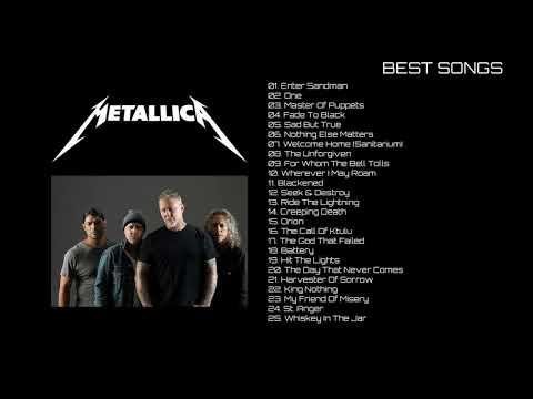 Metallica - Best Songs | 25 Playlist