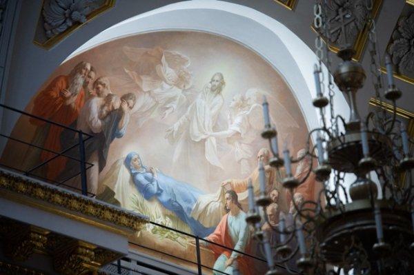 Мужской хор Валаамского монастыря - В молитвах неусыпающую Богородицу, кондак Успению