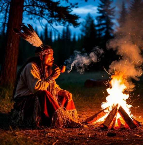 Фаргат Закиров - У костра. Дмитрий Черниченко