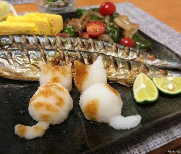 редька-дайкон к рыбе