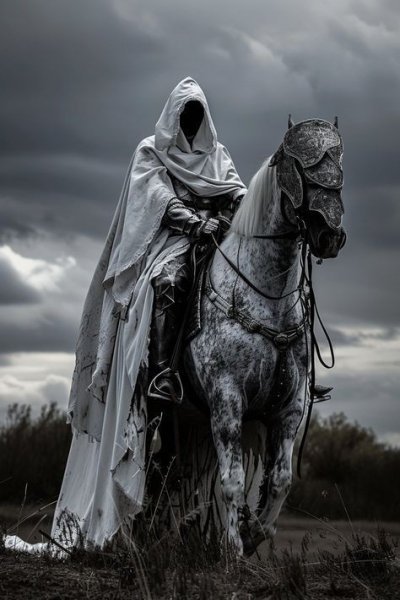 Белый всадник. Фото.Мурат Акйол. Турция.