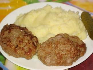 Мясные котлеты с капустой
