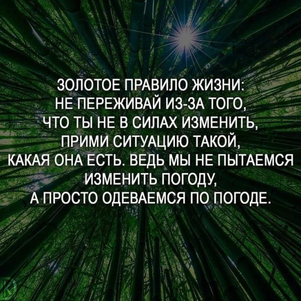 Золотое правило жизни