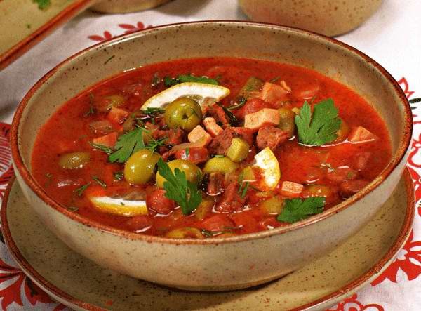 Солянка сборная мясная