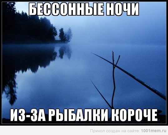 Из-за рыбалки короче