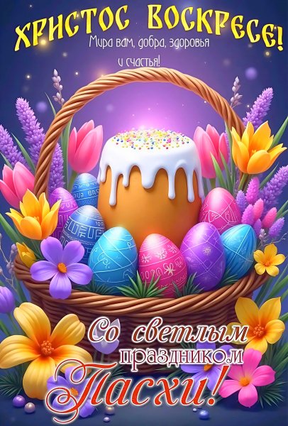 С Пасхой!