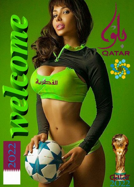 Дизайн заставка- Welcome Qatar WC-2022