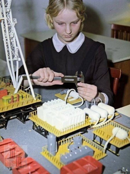 В доме детского творчества г. Тюмени, СССР, 1970 год.