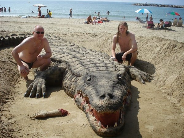 Как вам такой песчаный шедевр..