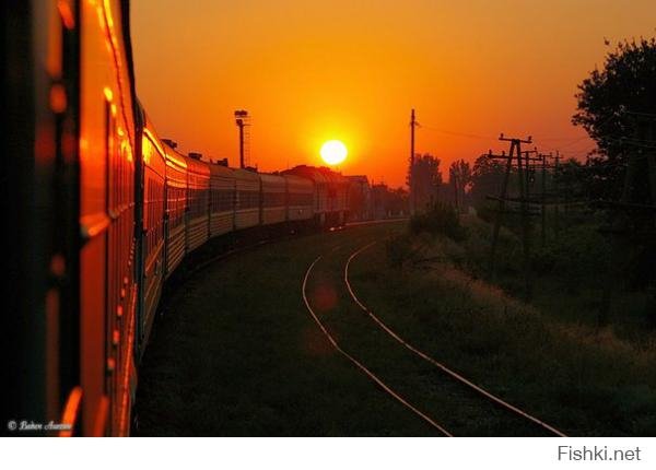 в пути