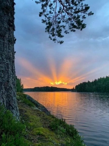 Красивый закат