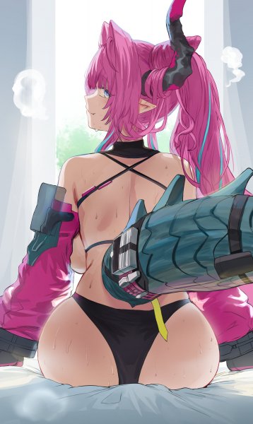 Yvonne arknights and 1 more drawn by hews 1ca7b3c7ee10