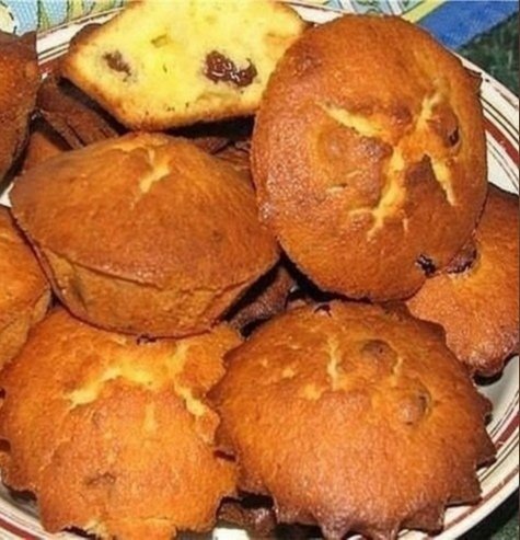 Твoрoжныe кeксики к чaю