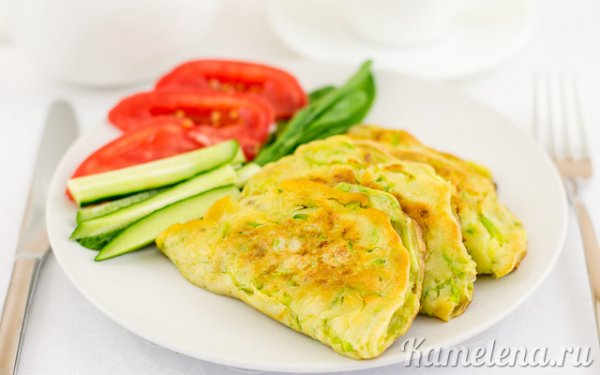 Кабачковые пирожки с фаршем
