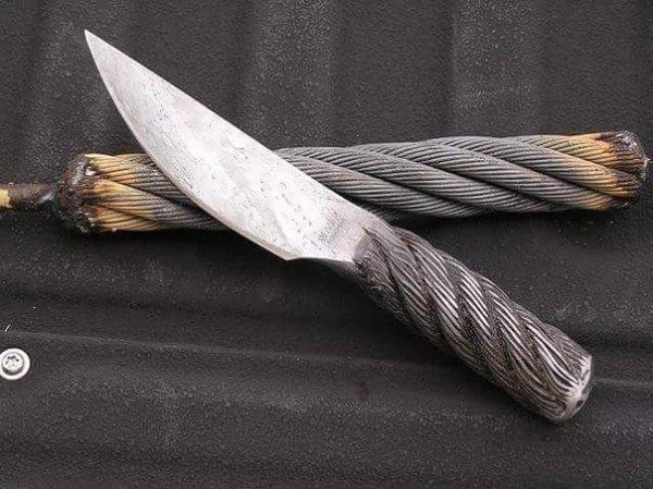 Нож из троса