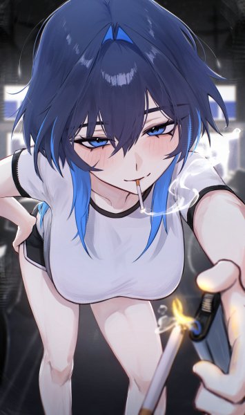 Ouro kronii hololive and 1 more drawn by hunk 404 8476