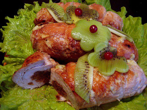 Куриные рулетики