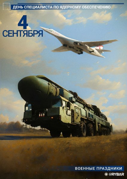 4 сентября - С Днём специалиста по ядерному обеспечению!