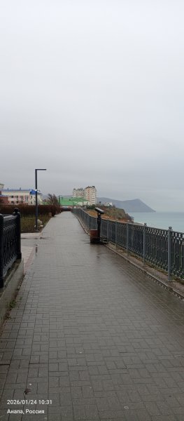 Анапа. Дождливая погода